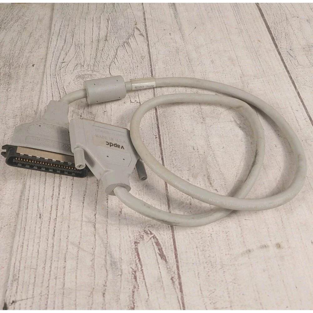 Genuine HP C5665A SCSI 50-Pin (M) to 68-Pin (F) 1m 3ft Cable PCMCI Made USA MQ